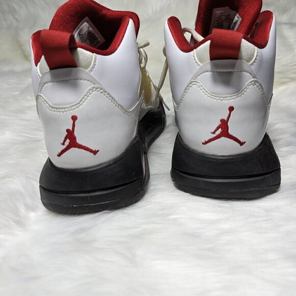 Jordan Maxin 200 Fire Red Men’s Size 9 White Red - Picture 4 of 7